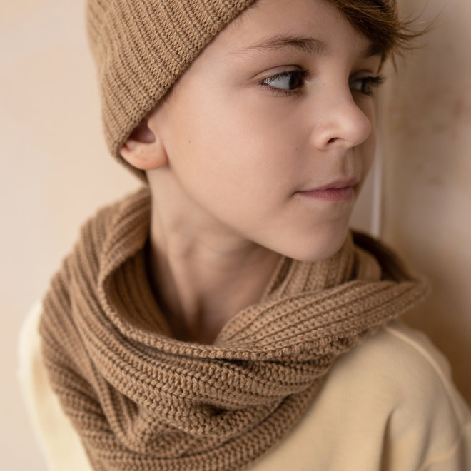 Phil & Phae - Cashmere-blend knit beanie Biscuit