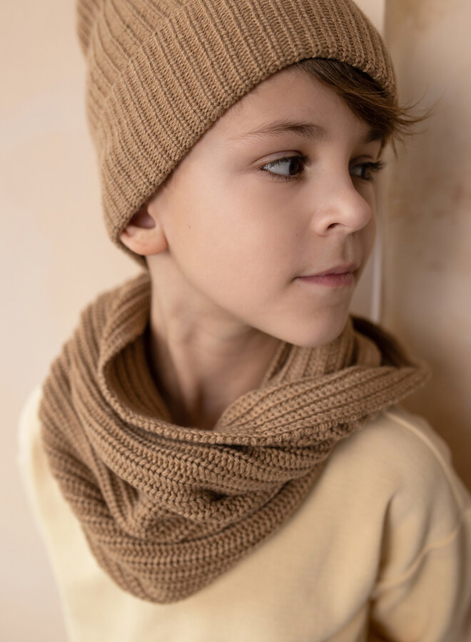 Phil & Phae - Cashmere-blend knit beanie Biscuit