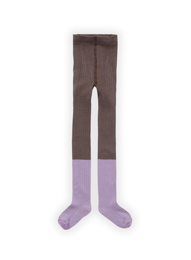 Sproet & Sprout - Colourblock tights wood