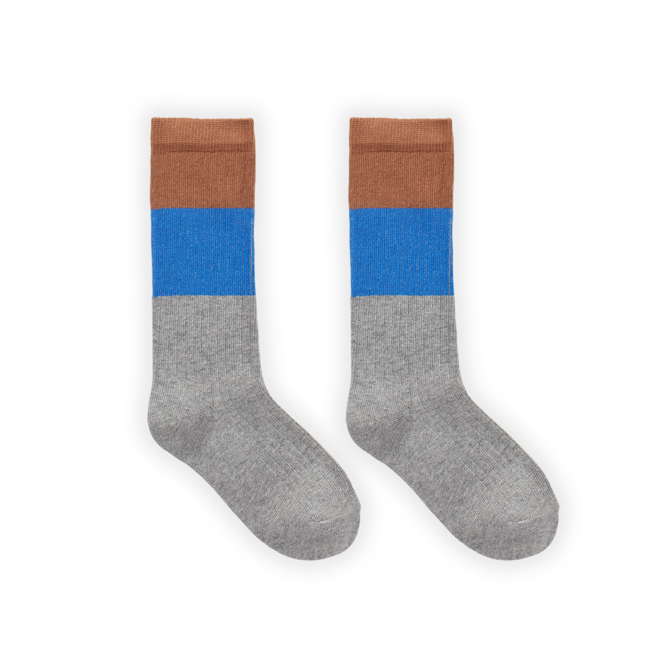 Sproet & Sprout - High colourblock socks blue
