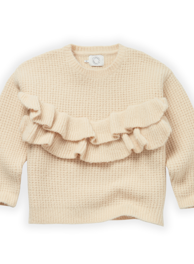 Sproet & Sprout - Sweater ruffle ivory