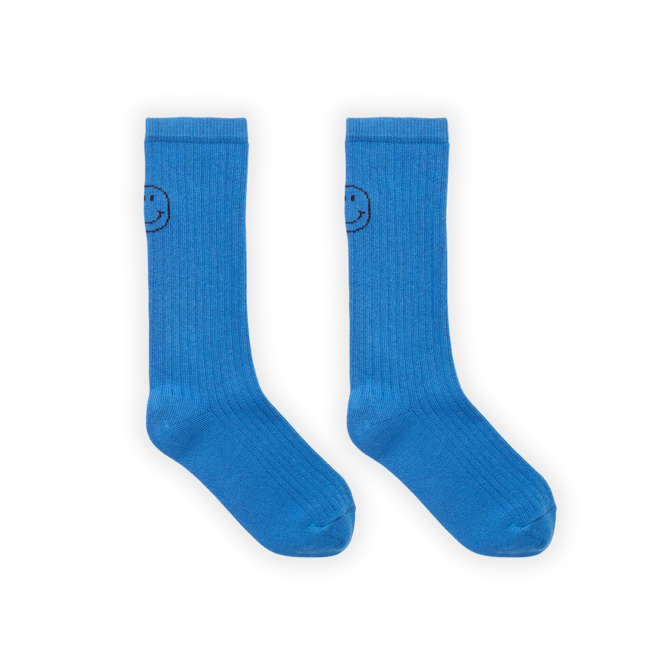Sproet & Sprout - High socks smiley Molecule blue