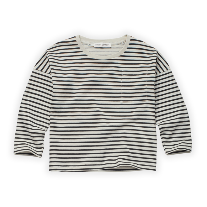 Sproet & Sprout - T-shirt stripe Ivory