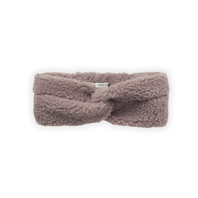 Sproet & Sprout - Teddy turban headband Ice purple