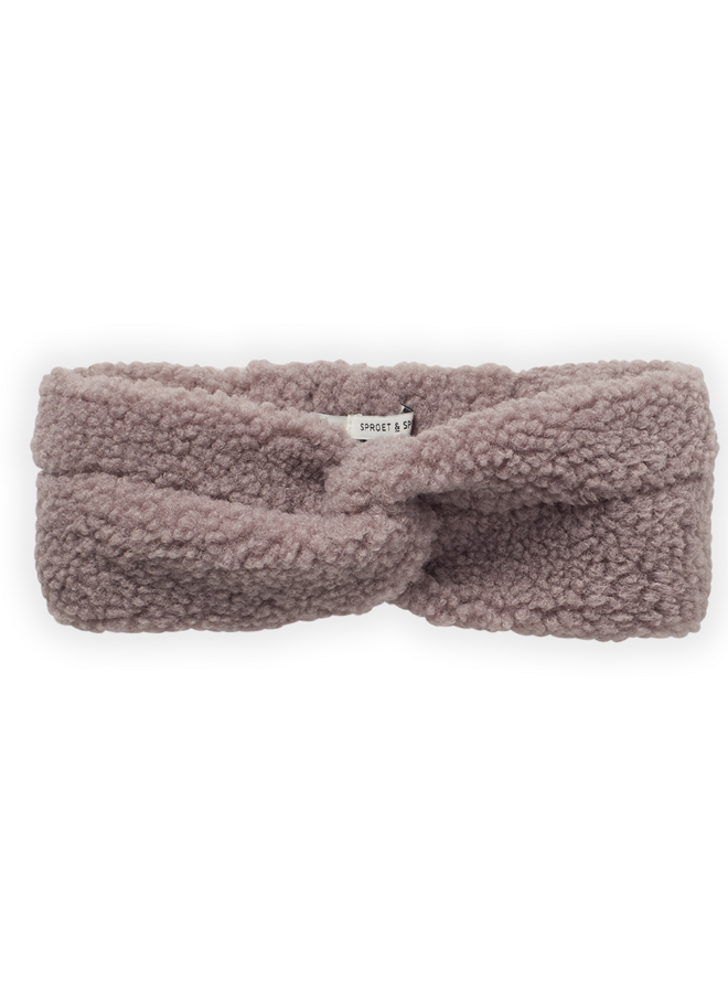 Sproet & Sprout - Teddy turban headband Ice purple