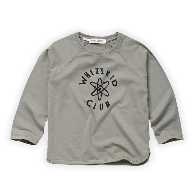 Sproet & Sprout - Raglan T-shirt whizzkid club Storm grey