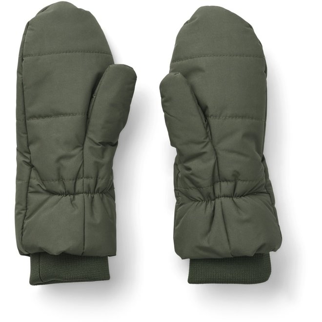 Liewood - Lenny padded mittens - Hunter green