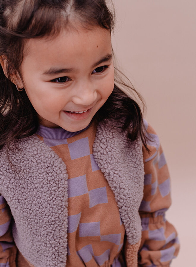 Sproet & Sprout - Balloon dress block print Lion