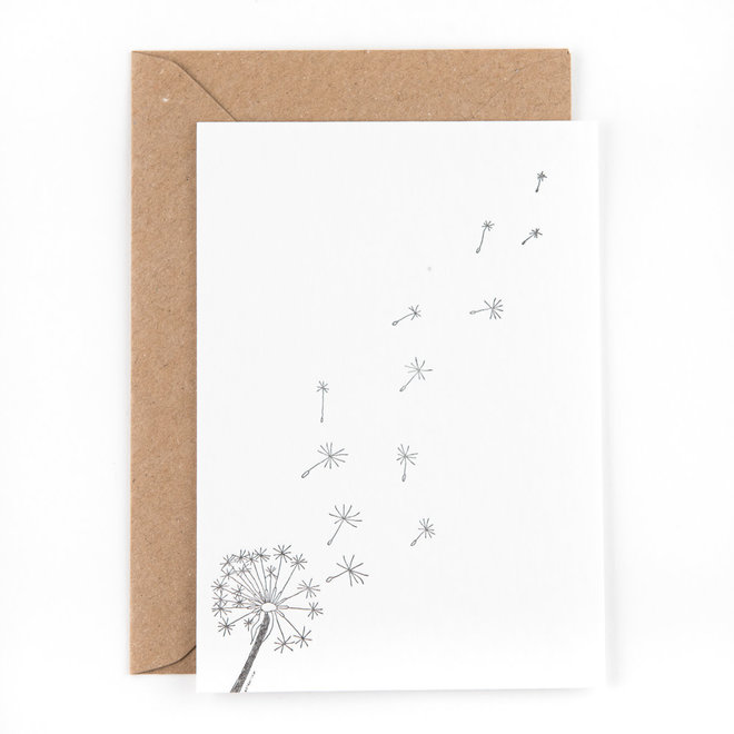 Studio Flash - Wenskaart - Dandelion