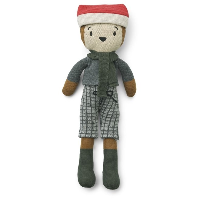 Liewood - Robert bear christmas doll - Sandy (LIMITED edition)