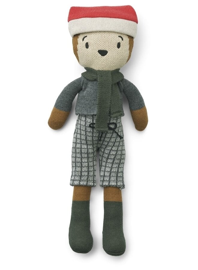 Liewood - Robert bear christmas doll - Sandy (LIMITED edition)