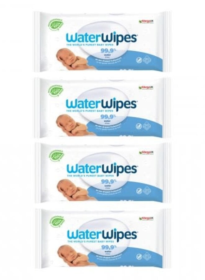 WaterWipes Bio - Promo Pack 4 x 60 wipes