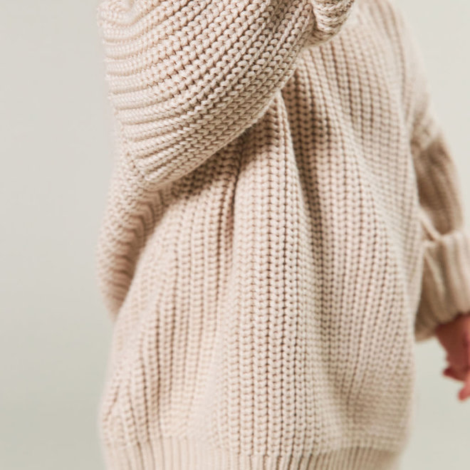 I Dig Denim - Brett knitted sweater cold beige
