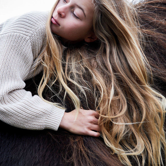 I Dig Denim - Brett knitted sweater cold beige