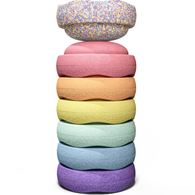 Stapelstein - Rainbow Pastel Limited edition