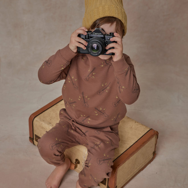 Rylee & Cru - Sweatpants guitars Mocha