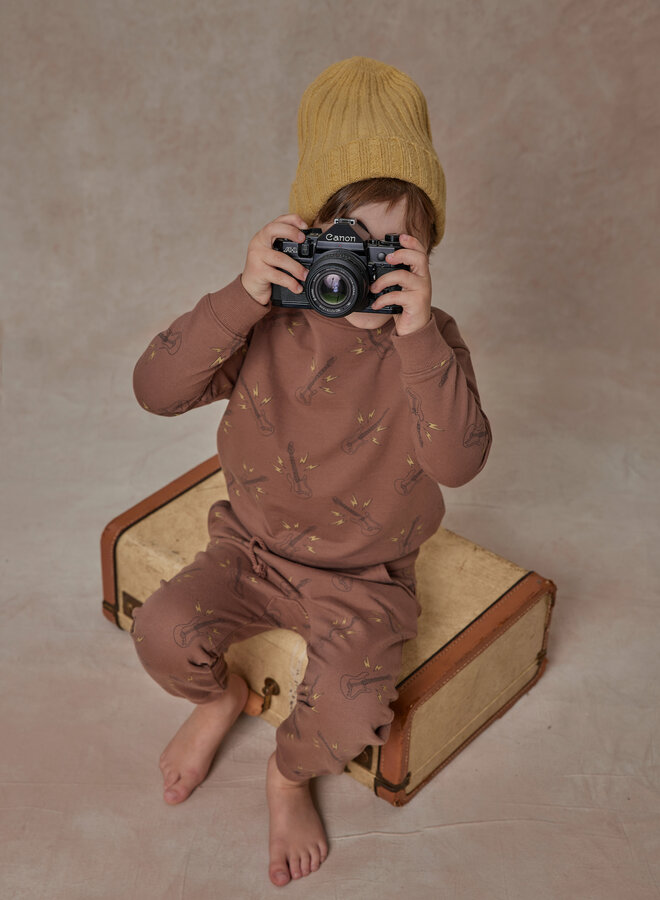 Rylee & Cru - Sweatpants guitars Mocha