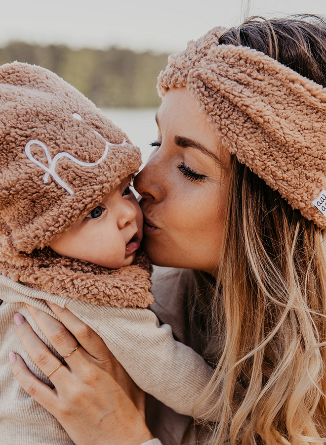 Aai Aai - Teddy beanie HI - Camel
