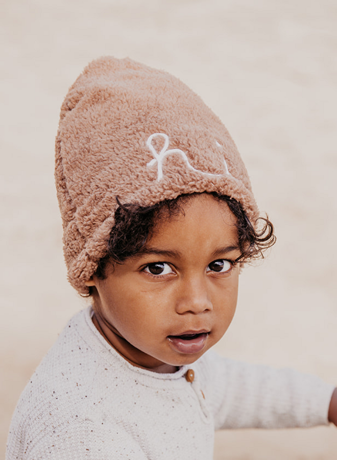 Aai Aai - Teddy beanie HI - Camel