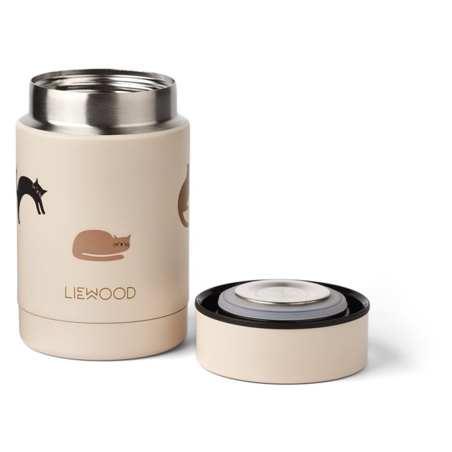 Liewood - Nadja food jar - Miauw / Apple blossom mix