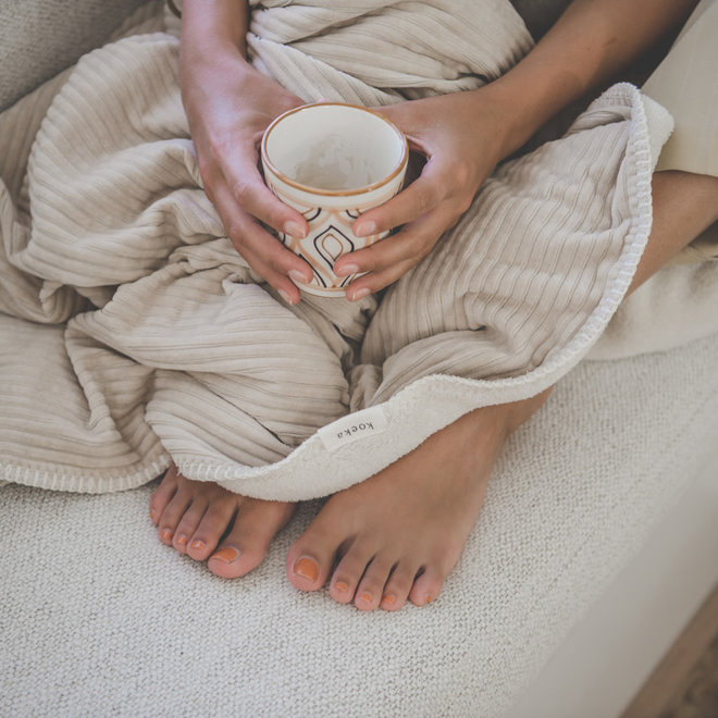 Koeka - Teddy deken VIK - Sand