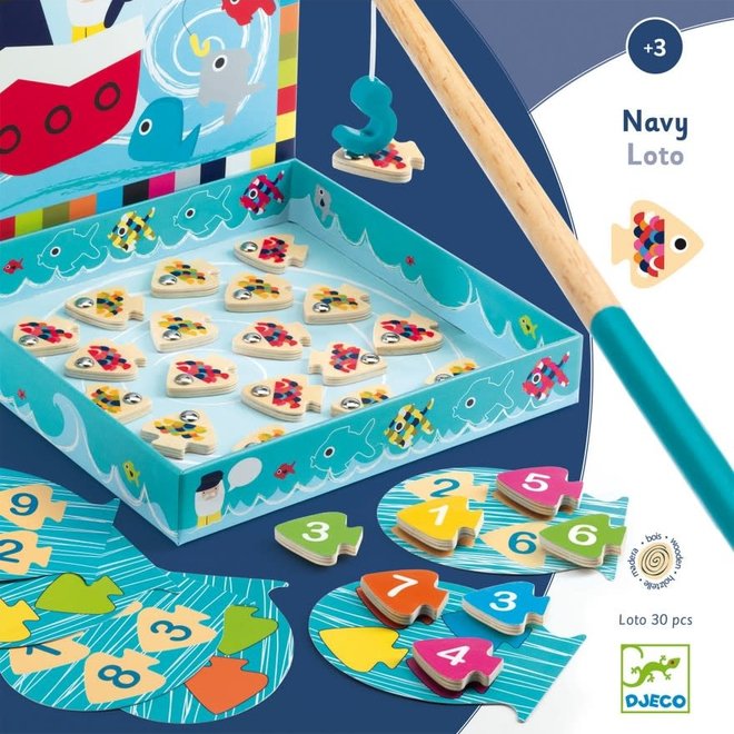 Djeco - Navy loto - Fishing game Bingo