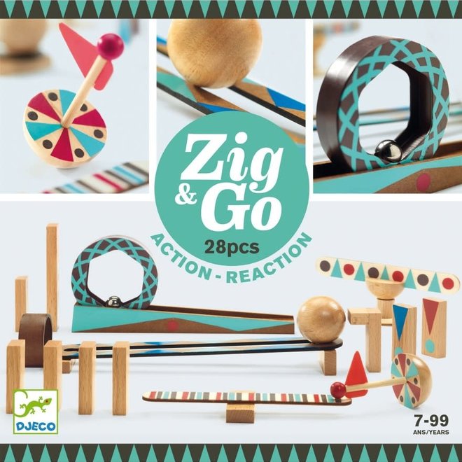 Djeco - Zig & Go - 28 pcs