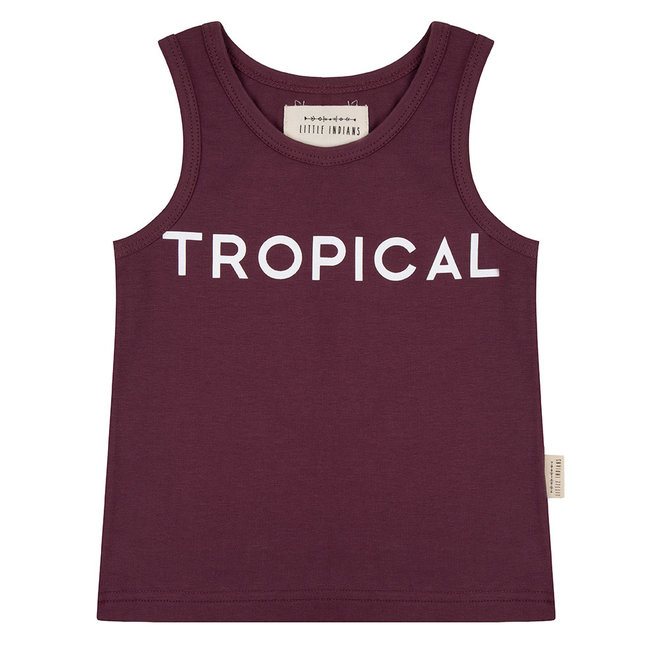 Little Indians - Tanktop Tropical - Eggplant