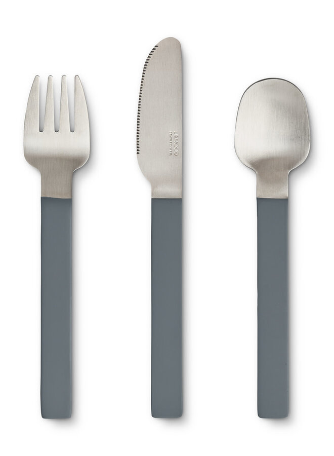 Liewood - Colin Junior cutlery - Whale blue