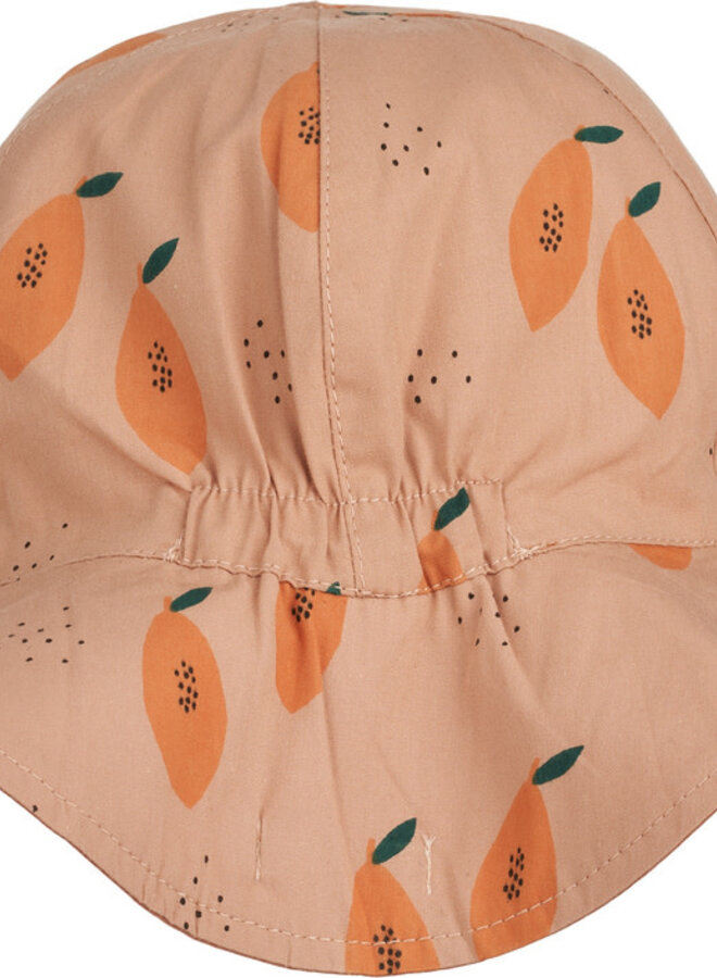 Liewood - Amelia reversible sun hat - Papaya / Pale tuscany