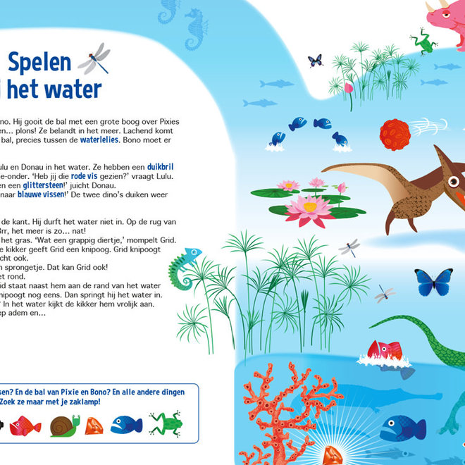 Speuren in het dinobos - Zoekboek
