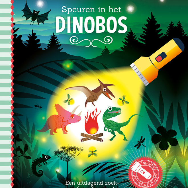 Speuren in het dinobos  - zoekboek