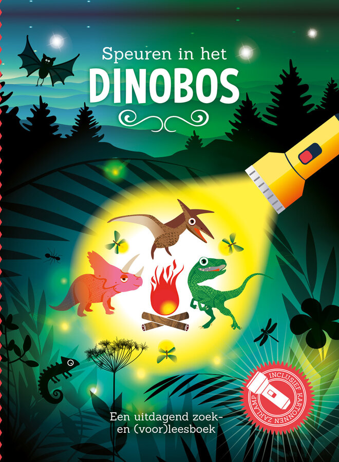 Speuren in het dinobos - zoekboek