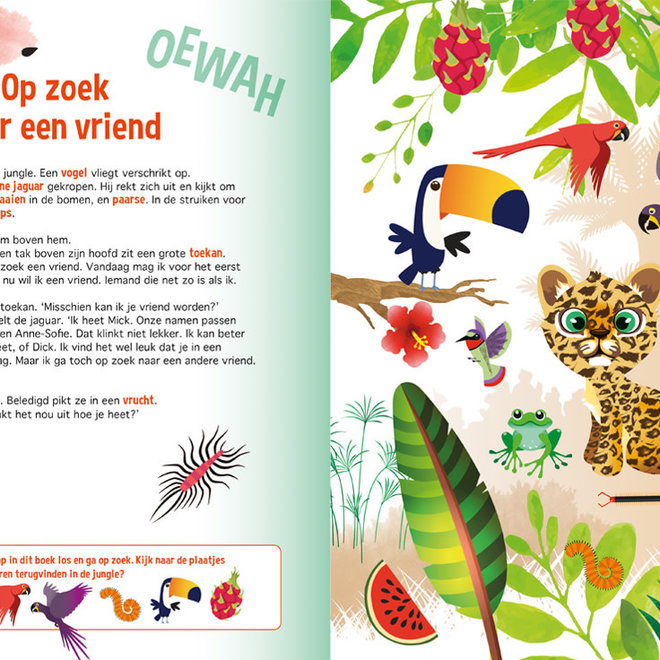 Speuren in de jungle - Zoekboek