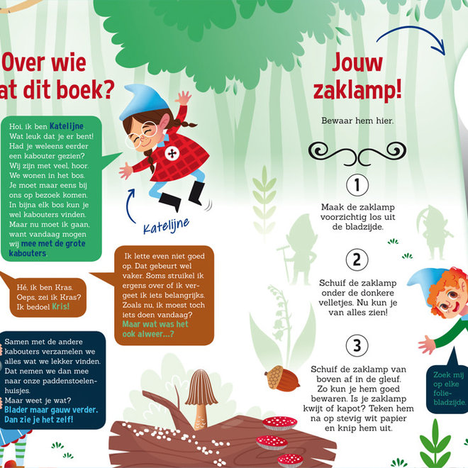 Speuren in het kabouterbos - Zoekboek