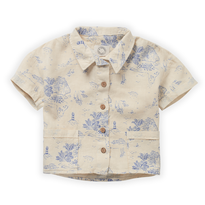 Sproet & Sprout - Loose shirt cinque terre Ivory