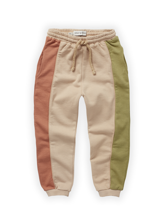 Sproet & Sprout - Track pants colourblock Biscotti