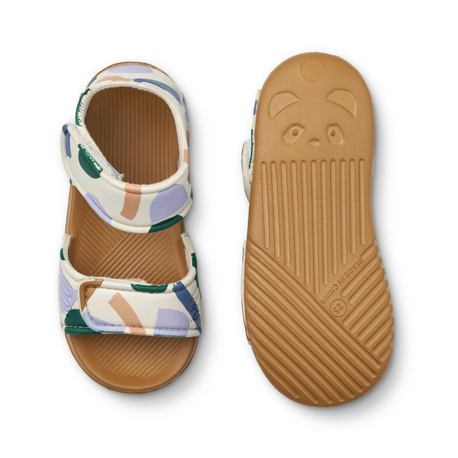 Liewood - Blumer sandals - Paint stroke / Sandy
