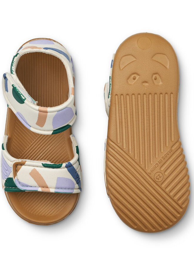 Liewood - Blumer sandals - Paint stroke / Sandy