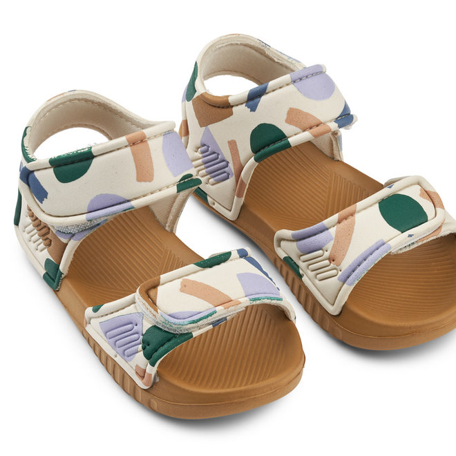 Liewood - Blumer sandals - Paint stroke / Sandy