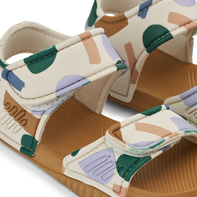 Liewood - Blumer sandals - Paint stroke / Sandy