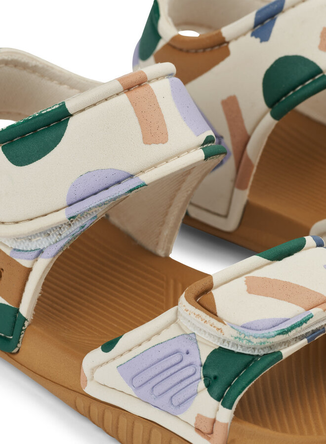 Liewood - Blumer sandals - Paint stroke / Sandy