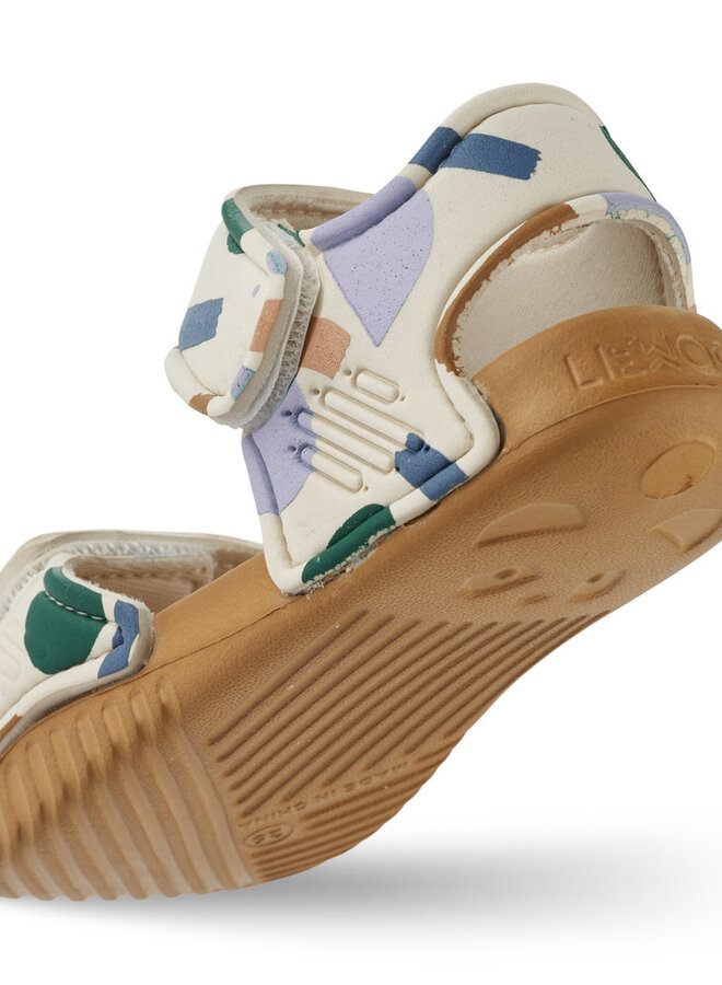 Liewood - Blumer sandals - Paint stroke / Sandy
