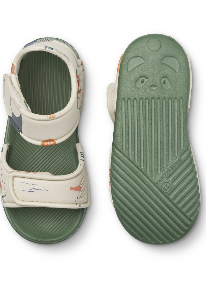 Liewood - Blumer sandals - Sea creature sandy