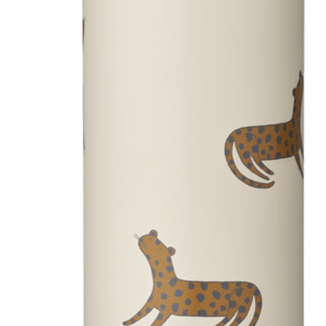 Liewood - Falk Water Bottle 350 ml - Leopard Sandy