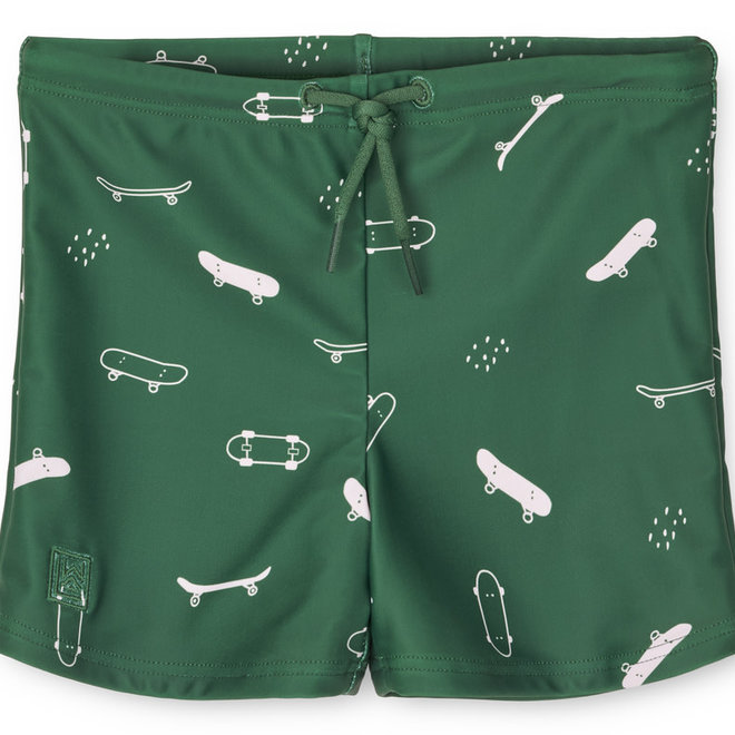 Liewood - Otto Printed Swim Pants - Skate / Garden green