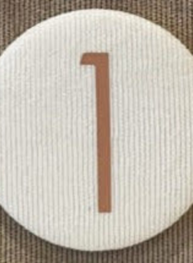 Liezelijn - Cijferbuttons Set van 4  (3 tot 6 jaar)