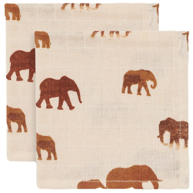 Jollein - Hydrofiele doek 115 x 115 cm Savannah (2-pack)