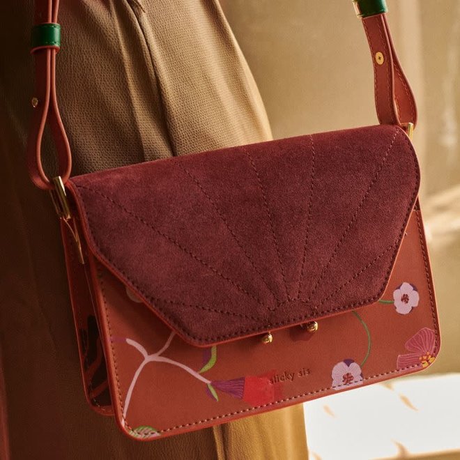 The Sticky Sis Club Shoulder brown bag LIMITED edition Jasmijn van der Zwaan