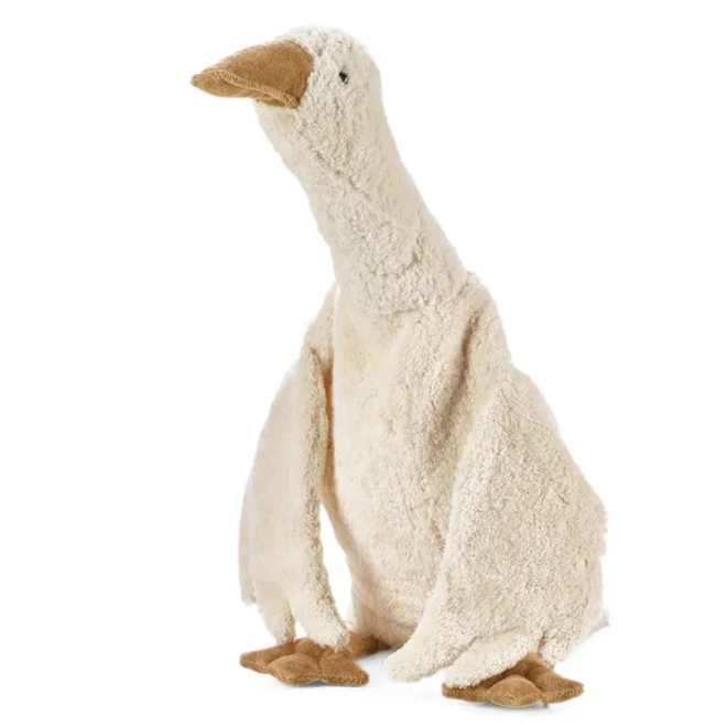Senger - Cuddly animal Goose large  - White